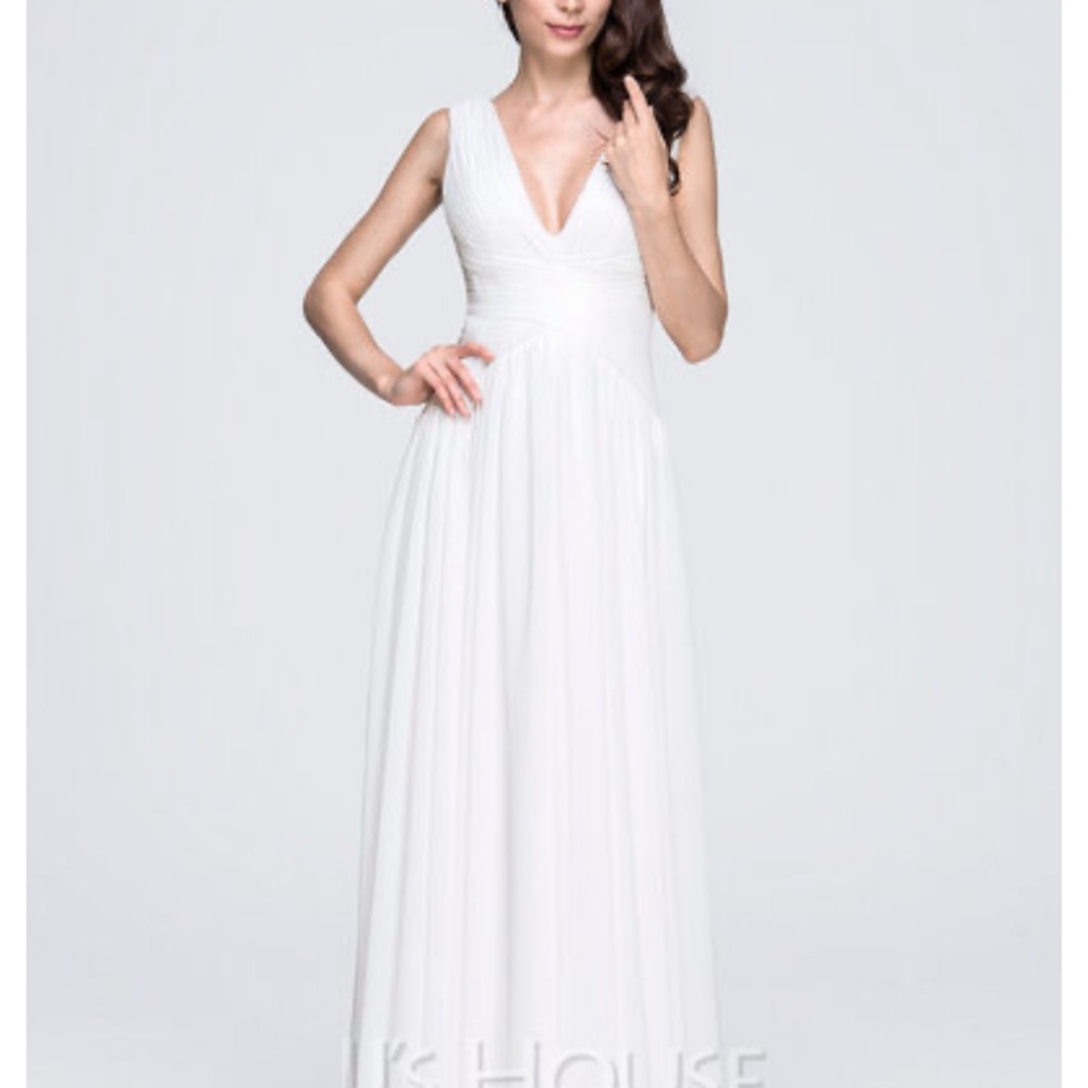 White wedding dress